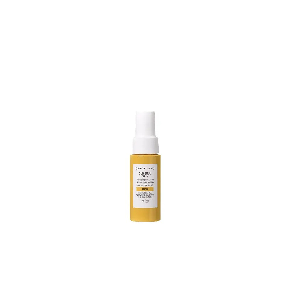 SUN SOUL CREAM SPF50 - АНТИВІКОВИЙ ВОДОСТІЙКИЙ СОНЦЕЗАХИСНИЙ КРЕМ SPF50 60 мл